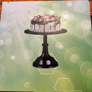 Elegant Black Cake Stand for Home Parties